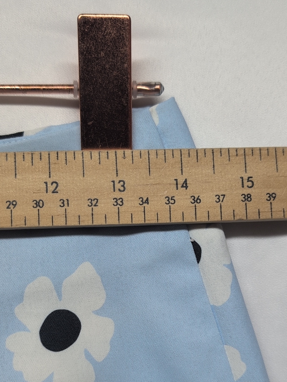 Princess Polly Light Blue Floral A-Line Mini Skirt - Picture 5 of 6
